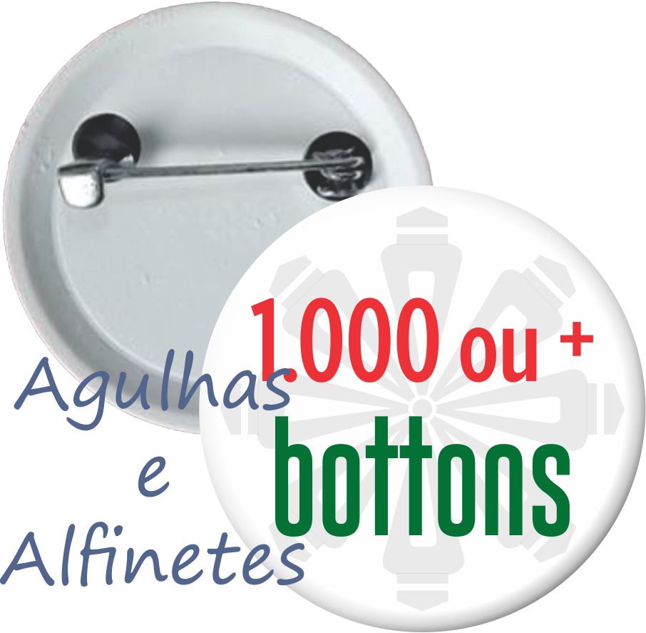 1.000 Bottons Personalizados